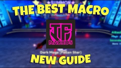 The BEST Macro UPDATED | ULTIMATE GUIDE | Anime Adventures