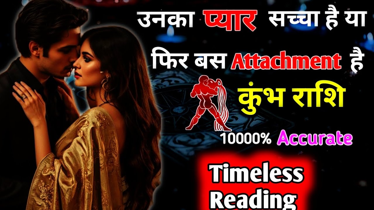 ♒ कुंभ • AQUARIUS ❤️ यह प्यार सच्चा है?” या फिर Attachment है 🌹 ? | Love Tarot Hindi | Timeless