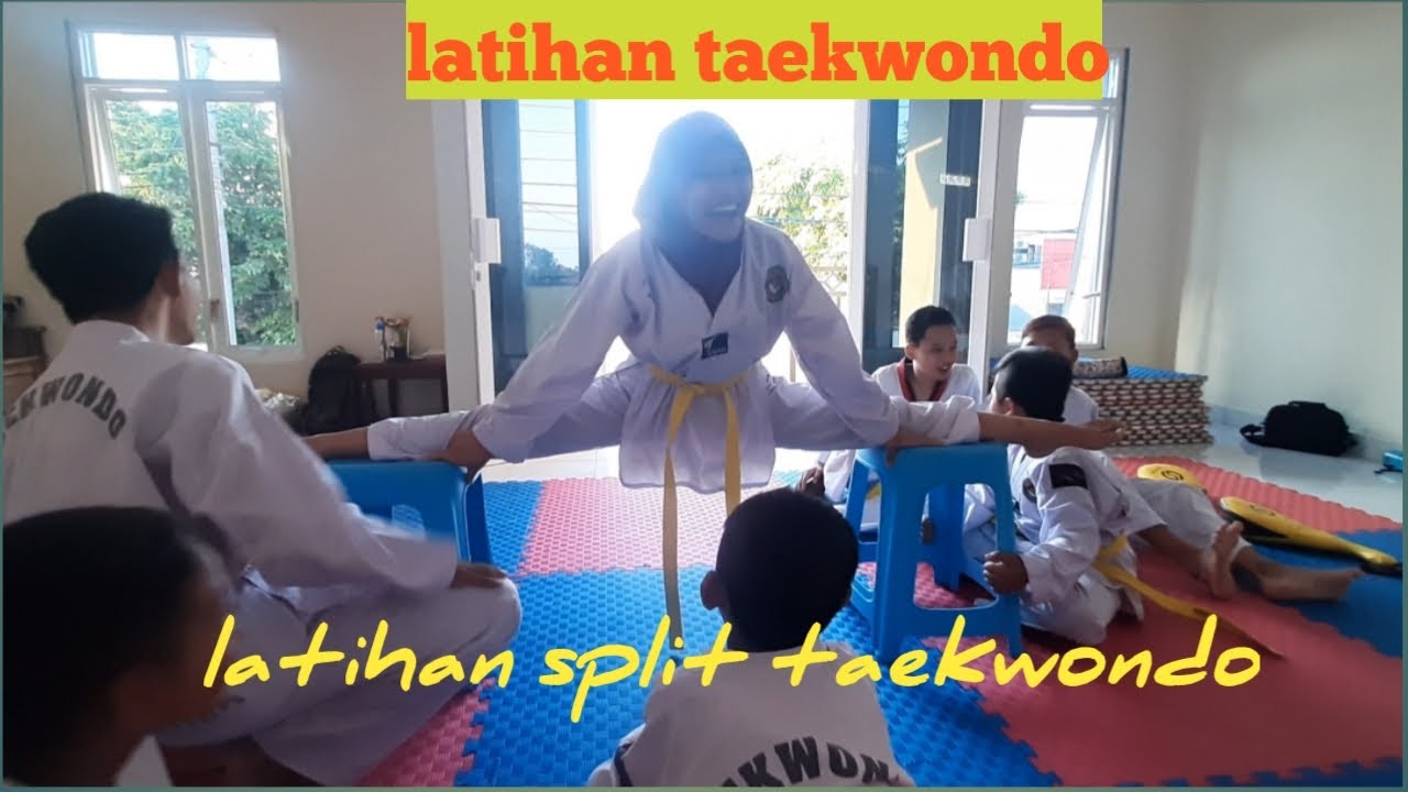 Latihan split taekwondo - Mz bud Channel #6
