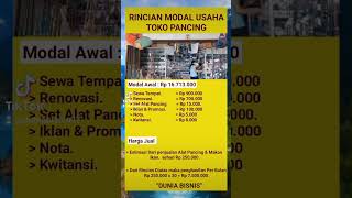 Rincian Usaha Toko Pancing