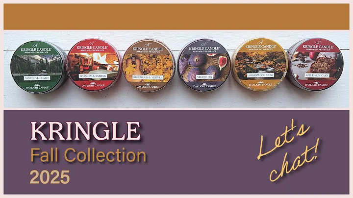 FALL 2025 collection 🍁 from Kringle 🍁 candle first impressions