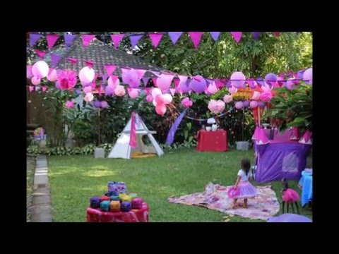 Birthday party (garden decoration ideas)