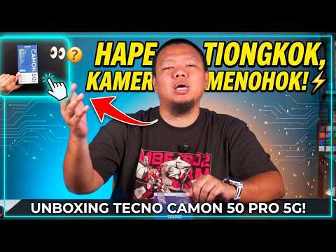 Kamera Hape ini BAHAYA!! - Unboxing TECNO Camon 50 Pro 5G