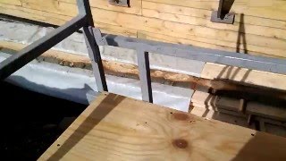 самодельные строительные леса отделочника (подмости)