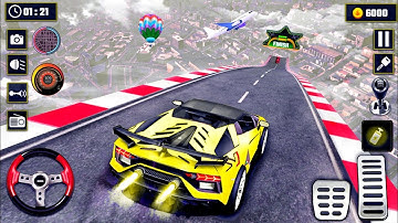Mega High Ramps Car Ultimate Racing Stunts - Super car Stunts - Android Gameplay 