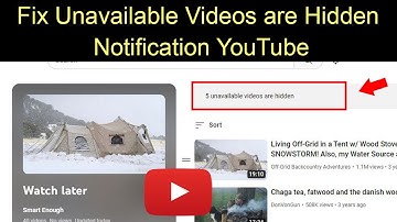 How to Remove Unavailable Videos from YouTube Watch Later Playlist?