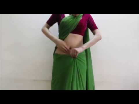 How To Wear Deepika Style Bollywood Saree-Hot Indian Sari Draping/Wrap Saari