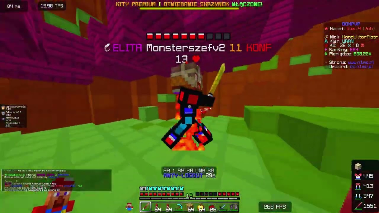 Dominacja nowej edy box pvp n1mc + losowanie na kilof 15