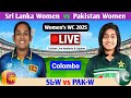 Sri Lanka Women Vs Pakistan Women 25th ODI | Live Cricket Score &amp; Commentary | Women WC 2025