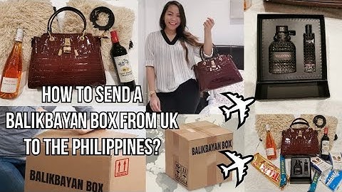 How to send a balik bayan box from UK to the Philippines? Just comment down below to find out!