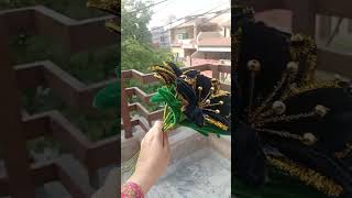 handmade pipe cleaner flower for bouquet #youtubeshort #flowers #ytshort