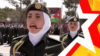 Women's troops of Jordan ★ 2023 ★ القوات النسائية الأردنية #militaryparade #armysongs #female_troops