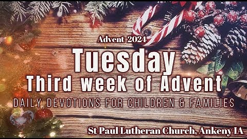 2024 SPLC Children & Families - Tuesday • Third Week of Advent
