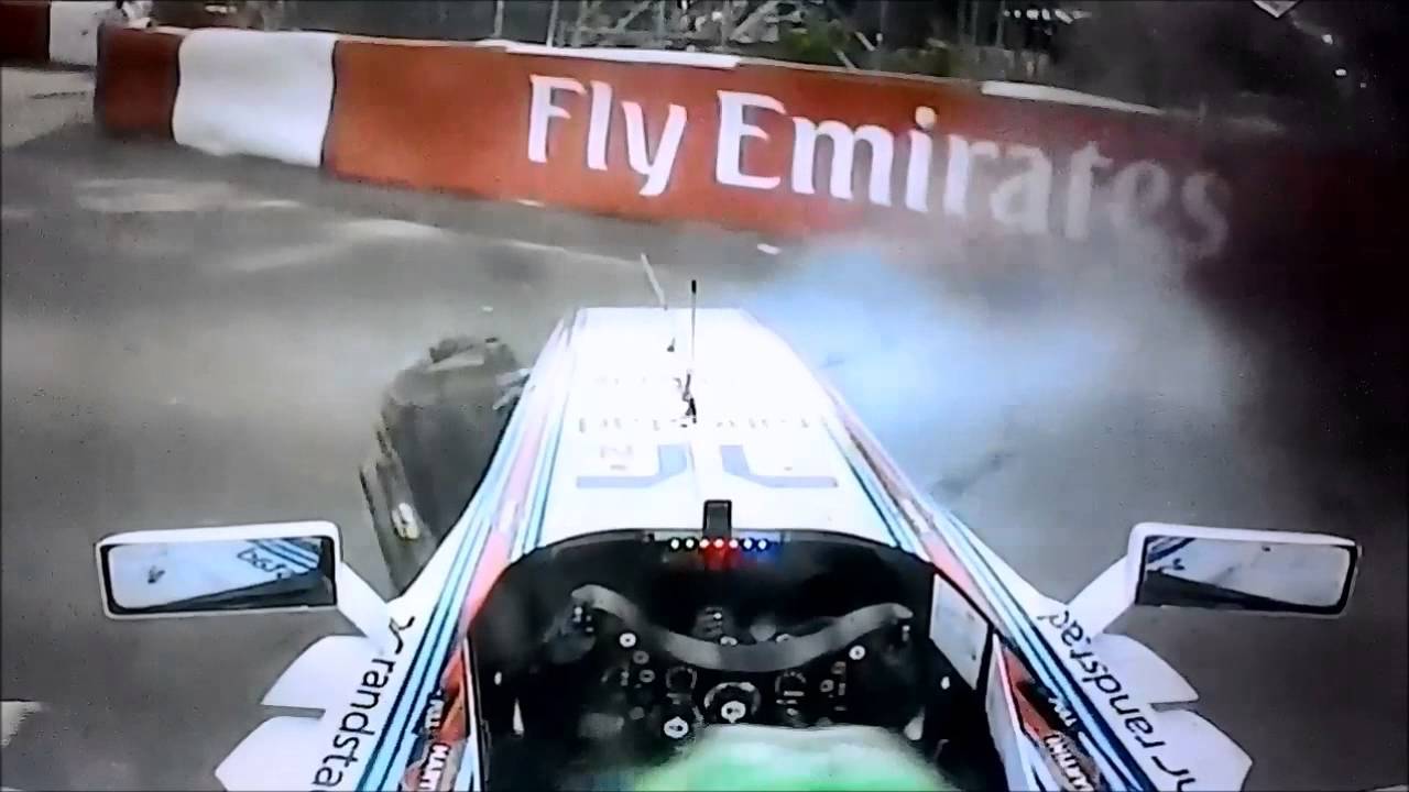 Accidente Felipe Massa y Sergio Perez F1 2014 Montreal - Part 2