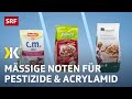 Knuspermüsli im Test: Viel Zucker, wenig Pestizide | 2023 | Kassensturz | SRF