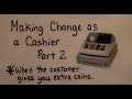 Cashier Change-Making Quiz