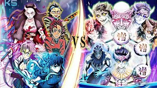 Muichiro & Team Mitsuri  VS  Gyokko & Hantengu - [ Devil Trigger ]