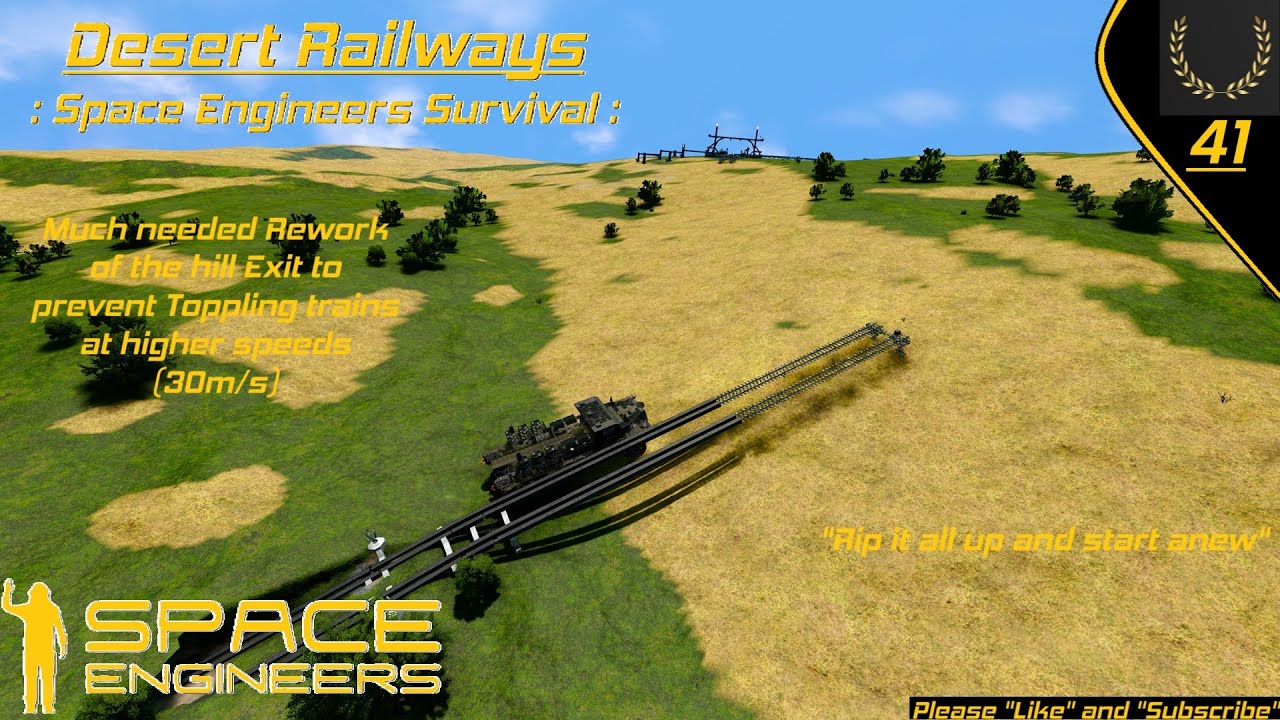 Space Engineers : Dismantle the banked curve, time to level out ...