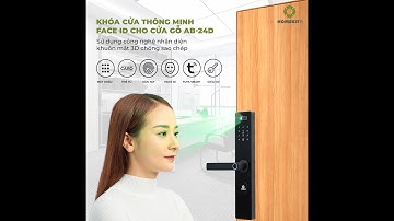 HomeKit - Cách kết nối app Tuya Smart và Khóa cửa thông minh face ID cho cửa gỗ AB-24D