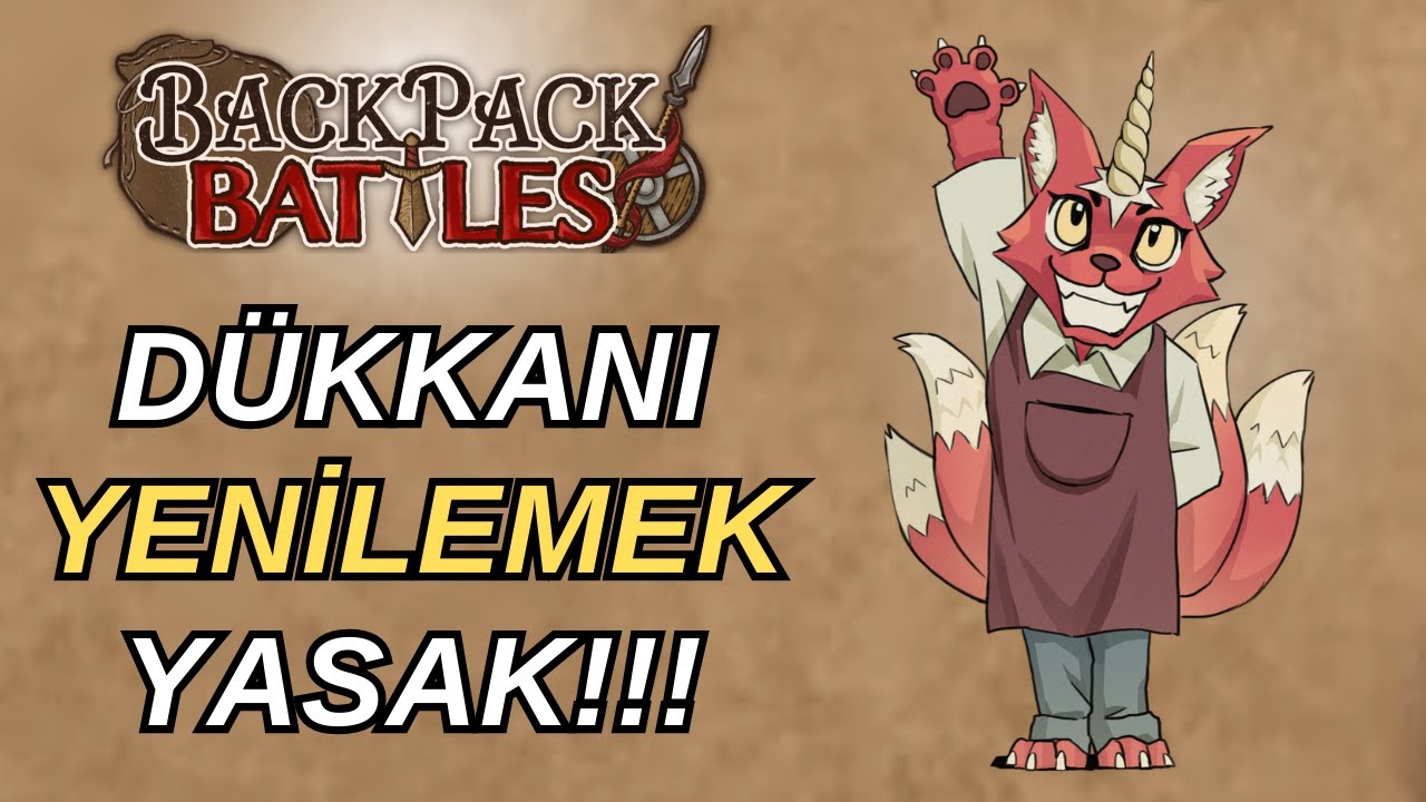 CHALLANGE: DÜKKANI YENİLEMEK YASAK!!! | #backpackbattles