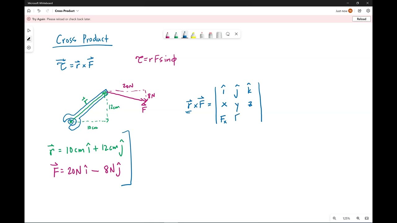 Cross Product - Torque
