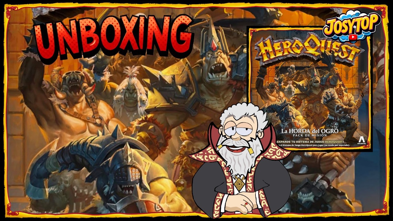 LA HORDA DEL OGRO HEROQUEST, Unboxing ,