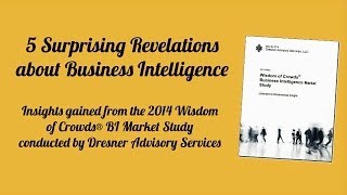 Business Intelligence: 5 Surprising Revelations