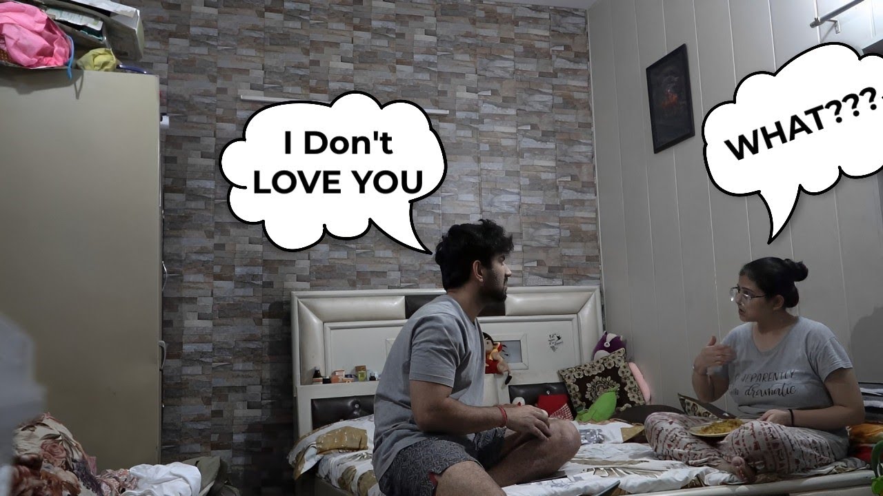 I Don't Love You Prank On Wife | Fighting Prank On Wife | Wife Reaction