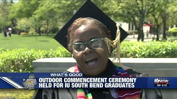 Grandmother and grandson graduate together at IUSB