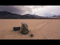 Death valley racetrack playa sailing stones  timelapse 4k
