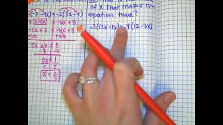 10-3 Video Notes: Solving Equations