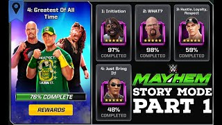 WWE Mayhem - Part 1  2022 Story Mode Greatest Of All Time #gamingchannel #trending #gamingvideo screenshot 5