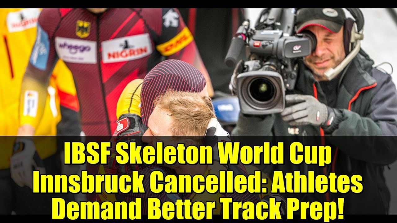 Кубок мира по скелетону IBSF в Инсбруке отменен: спортсмены требуют лучшей подготовки трассы!