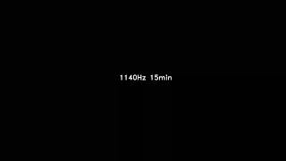 1140 Hz 15min sine sound wave