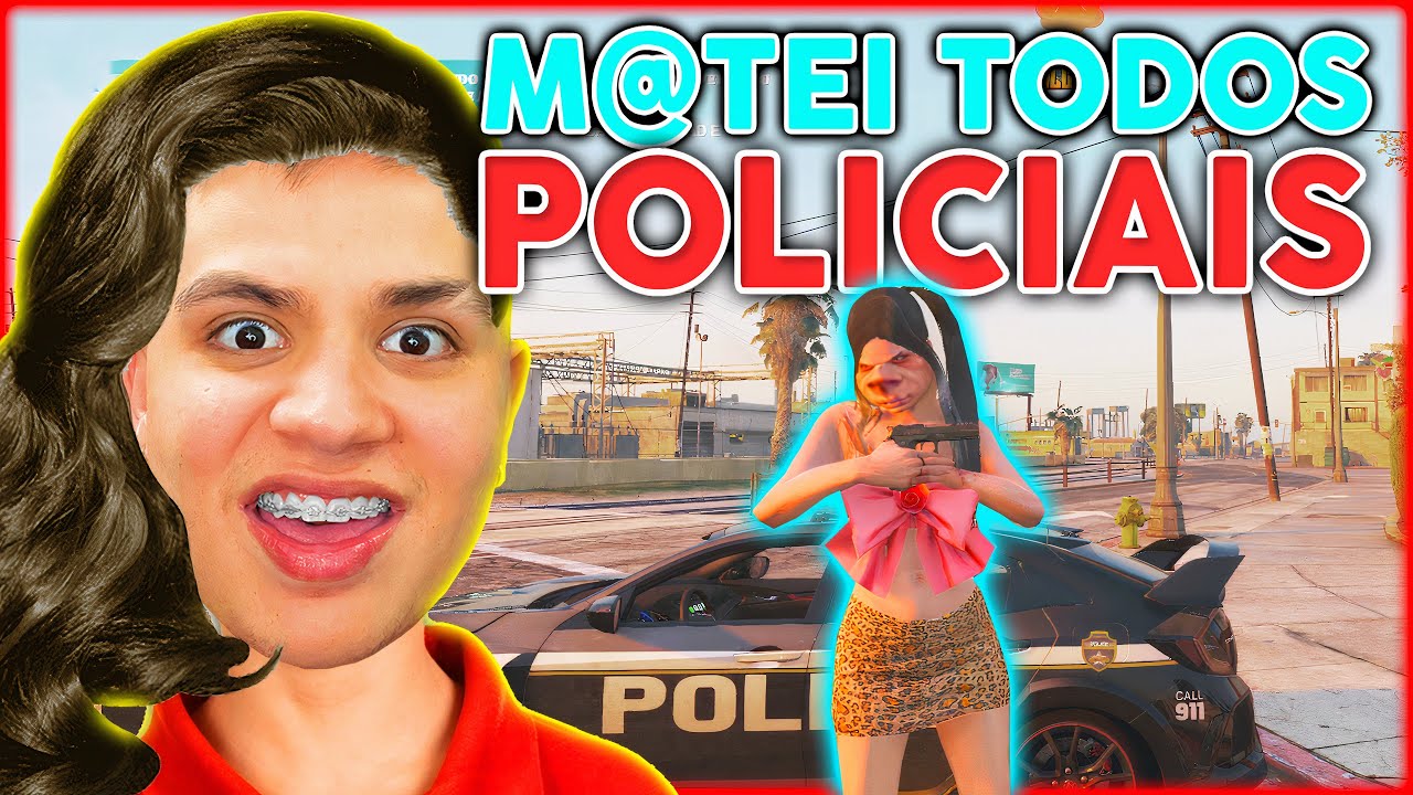 PAULINHA A LOKA TRETANDO COM OS PM no GTA RP 😂 (Paulinho o LOKO)