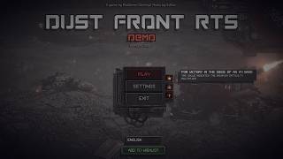 Dust Front RTS Demo - Ultimate Difficulty! Rebels (Difficulty 10 / Base Size 4)