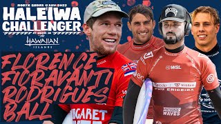 John John Florence, Leonardo Fioravanti, Miguel Rodrigues, Kalani Ball | Haleiwa Challenger Semis
