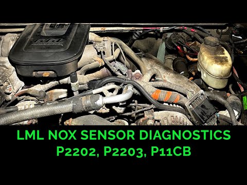LML DURAMAX NOX SENSOR DIAGNOSIS FOR P2203, P2202 AND P11CB