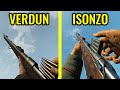 Verdun vs Isonzo - Weapons Comparison