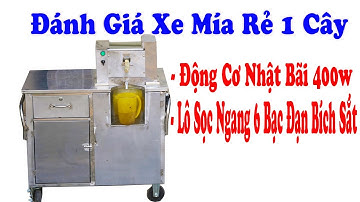 Máy Ép Mía Liền Bàn Động Cơ Cũ 400w Chỉ 6 Triệu Ngon Bổ Liệu Có Rẻ?