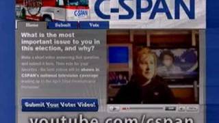 C-SPAN's Washington Journal: Campaign 2008 Bus Voter Video