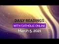 Daily Reading for Friday, March 5th, 2021 HD