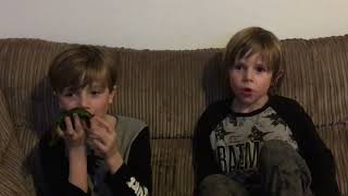 Trying A Gummy Spider