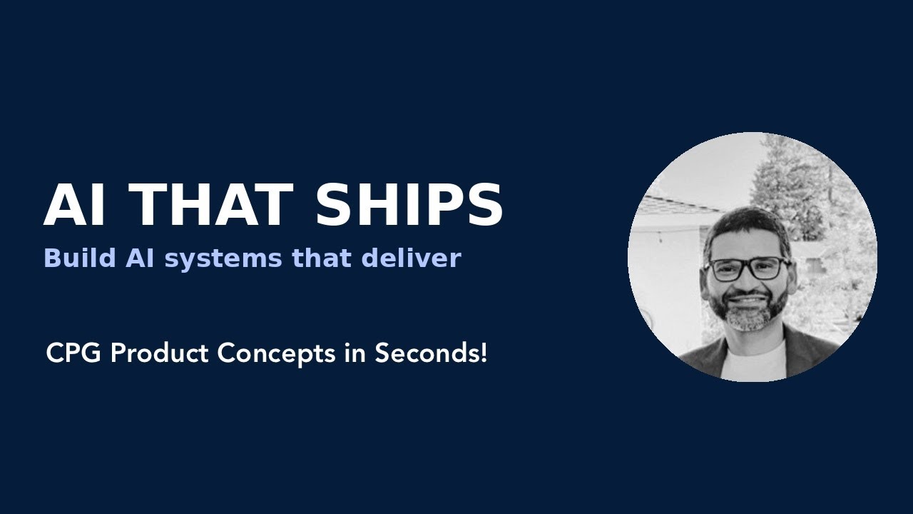 Transforming Gen AI into CPG Success - Product Concepts in Seconds 🚀