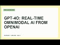 GPT-4o: Real-Time Omnimodal AI from OpenAI