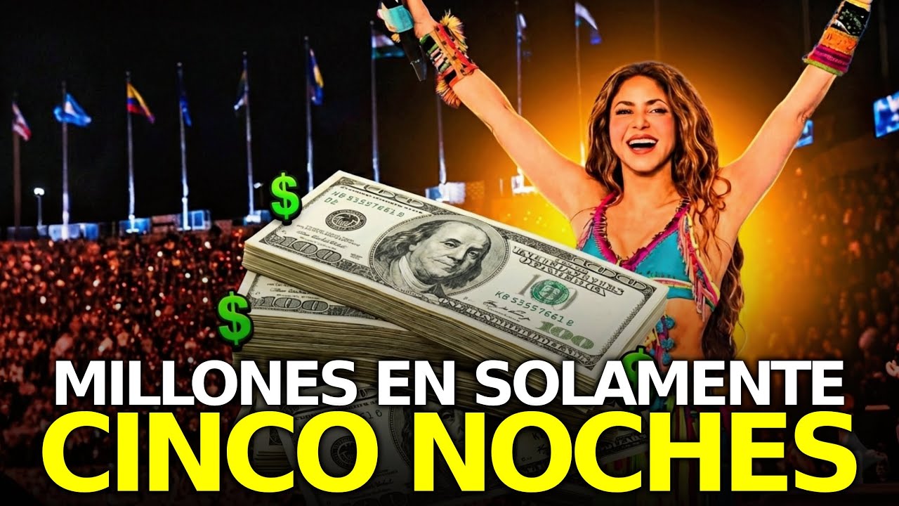 ¿Cuánto DINERO dejó Shakira en El Salvador después de sus conciertos?