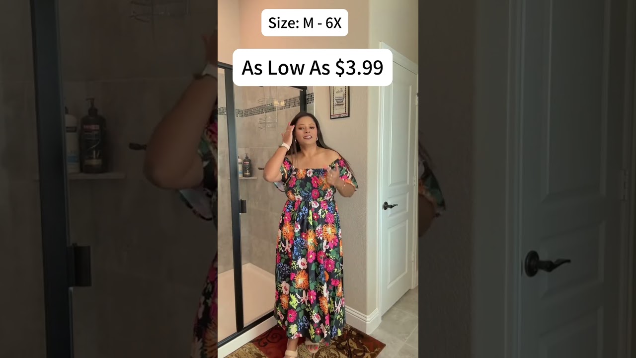 As Low As $3.99 Women Plus Dress Clearance - Limited Time Sale - Ship Within 24 Hours 