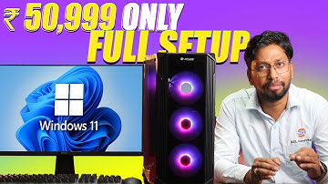 Under ₹50K Full Set PC Build for Gaming & Editing in 2025🔥Ultimate Budget PC Setup 🎮🎥