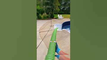 Chàng trai này đã cải tạo lại bể bơi khi lâu ngày không sử dụng.#shorts