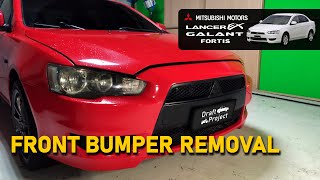 Front Bumper Removal | Mitsubishi